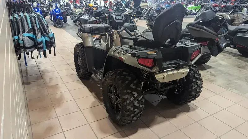 2024 POLARIS SPORTSMAN TOURING XP 1000 TRAIL HEAVY METAL in a HEAVY METAL exterior color. Family PowerSports (877) 886-1997 familypowersports.com 