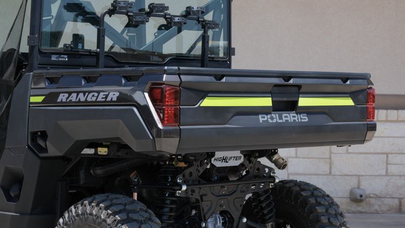 2023 POLARIS RANGER CREW XP 1000 PREM  SUPER GRAPHITE  Super Graphite with Lifted Lime Accents in a Super Graphite with Lifted Lime Accents exterior color. Family PowerSports (877) 886-1997 familypowersports.com 