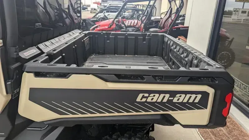 2025 Can-Am DEFENDER MAX LTD 65 HD10 DESERT TAN AND STEALTH BLACKImage 8