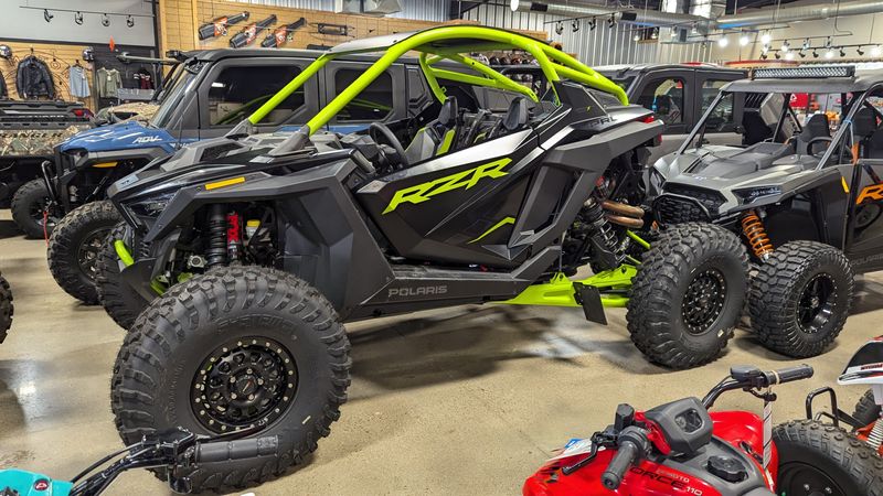 2024 POLARIS RZR PRO R ULTIMATE  ONYX BLACK in a BLACK exterior color. Family PowerSports (877) 886-1997 familypowersports.com 