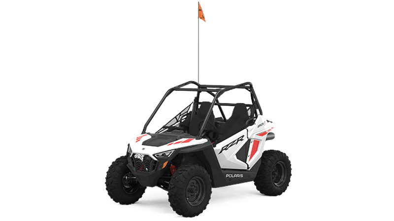 2023 Polaris RZR 200 EFI  WHITE LIGHTNING  INDY REDImage 12