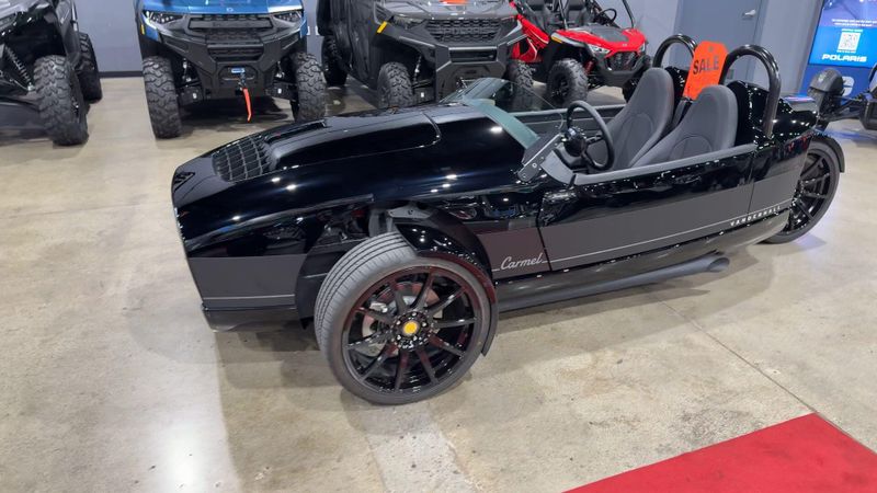 2024 Vanderhall CARMEL BLACKJACK  in a BLACK exterior color. Del Amo Motorsports of Redondo Beach (424) 390-7811 delamomotorsports.com 