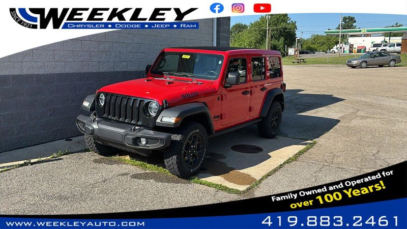 2022 Jeep Wrangler Unlimited WillysImage 1