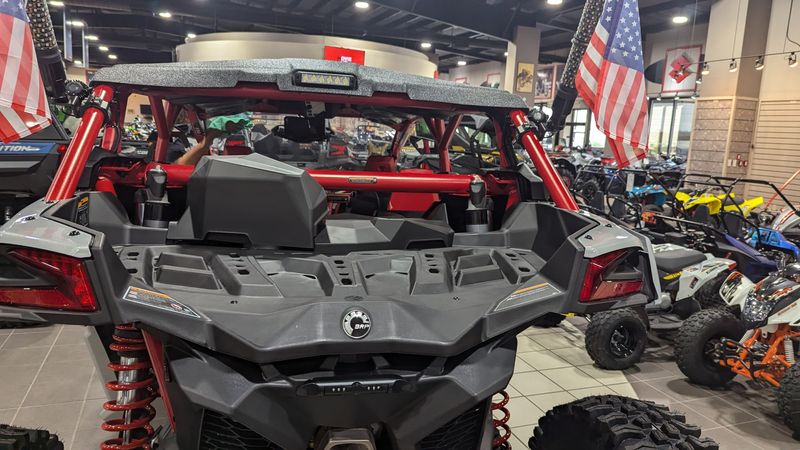 2025 Can-Am MAVERICK MAX XRS 72 TURBO RR FIERY RED AND HYPER SILVERImage 8