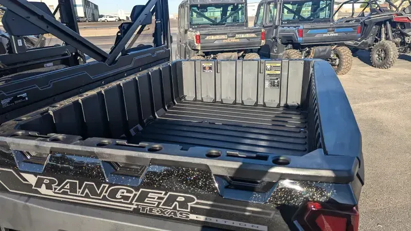 2025 POLARIS RANGER CREW XP 1000 TEXAS EDITION BLACK CRYSTAL in a BLACK CRYSTAL exterior color. Family PowerSports (877) 886-1997 familypowersports.com 