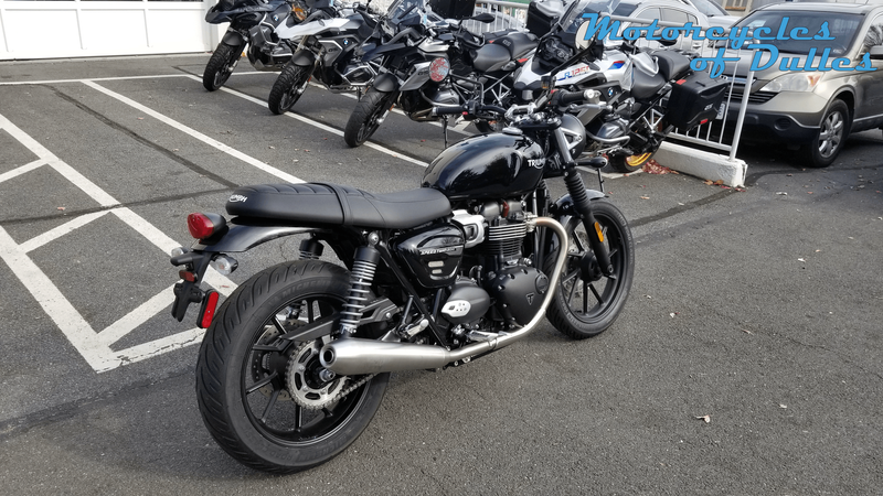 2023 Triumph Speed Twin 900 in a Jet Black exterior color. Motorcycles of Dulles 571.934.4450 motorcyclesofdulles.com 