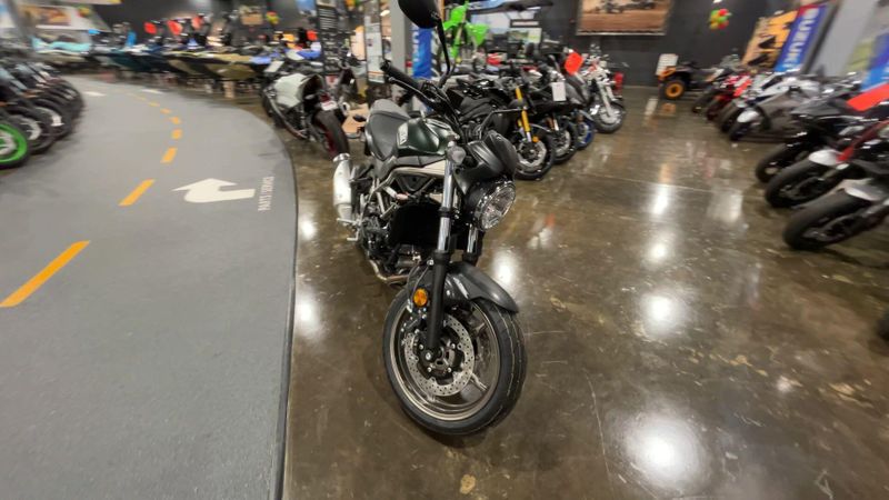 2025 Suzuki SV650 ABS  in a GREEN/BLACK exterior color. Del Amo Motorsports of Redondo Beach (424) 390-7811 delamomotorsports.com 
