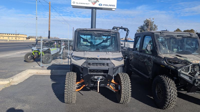 2024 POLARIS RGR CREW XP 1000 NS ULT RC  DESERT SAND in a DESERT SAND exterior color. Family PowerSports (877) 886-1997 familypowersports.com 