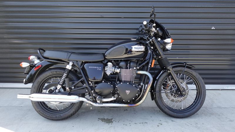 Used 2014 Triumph Bonneville T100 Black A3 