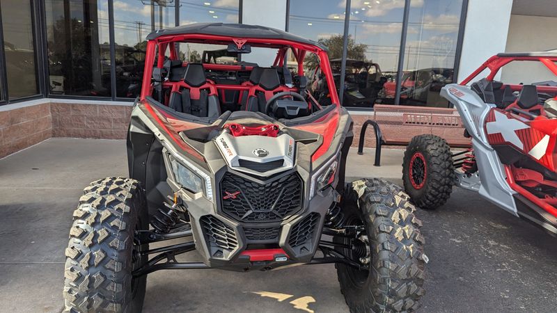 2025 Can-Am MAVERICK MAX XDS 64 TURBO RR FIERY RED AND HYPER SILVERImage 6