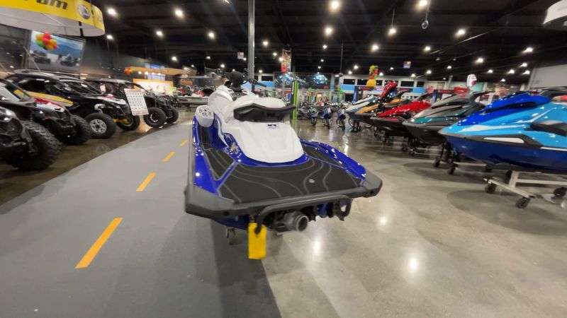 2025 Yamaha GP SVHO W/AUDIO  in a WHITE/RACING BLUE exterior color. Del Amo Motorsports of Redondo Beach (424) 390-7811 delamomotorsports.com 