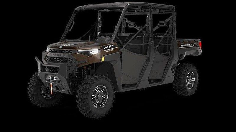 USED 2024 POLARIS RGR CREW XP 1000 TEXAS ED  BRONZE METALLIC TEXAS EDITION  Family PowerSports (877) 886-1997 familypowersports.com 