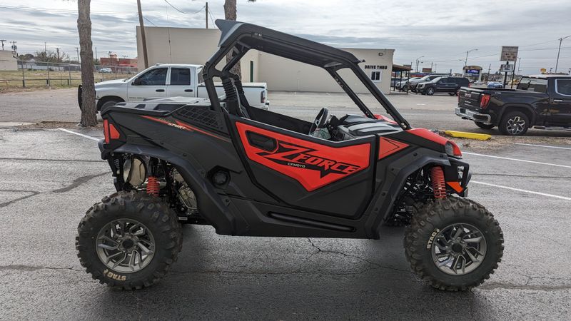2024 CFMOTO ZFORCE 950 Sport CF1000SZ3A in a RED exterior color. Family PowerSports (877) 886-1997 familypowersports.com 