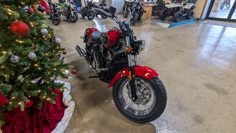 2025 Indian Motorcycle INDIAN SCOUT CLASSIC LIMITED WITH TECHNOLOGY PACKAGE SUNSET RED METALLICImage 3