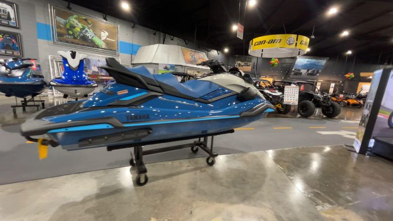 2025 Yamaha FX LIMITED SVHO  in a DEEPWATER BLUE exterior color. Del Amo Motorsports of Redondo Beach (424) 390-7811 delamomotorsports.com 