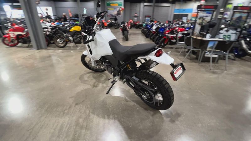 New 2025 Ducati Desertx  in a STAR WHITE SILK exterior color. Del Amo Motorsports of Redondo Beach (424) 390-7811 delamomotorsports.com 