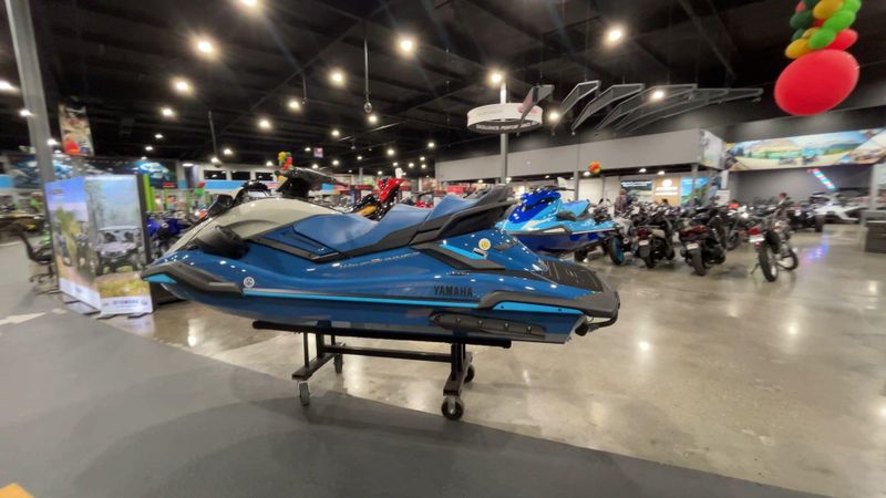 2025 Yamaha FX LIMITED SVHO  in a DEEPWATER BLUE exterior color. Del Amo Motorsports of Redondo Beach (424) 390-7811 delamomotorsports.com 