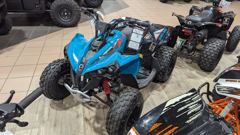 2024 CAN-AM RENEGADE 110 EFI ICEBERG BLUE AND BLACKImage 1