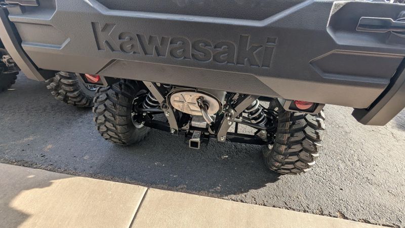 2025 KAWASAKI MULE PROFXT 1000 LE RANCH EDITION in a METALLIC DEEP RED exterior color. Family PowerSports (877) 886-1997 familypowersports.com 