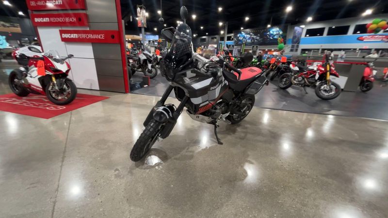 2024 Ducati Desertx  in a R22 LIVERY exterior color. Del Amo Motorsports of Redondo Beach (424) 390-7811 delamomotorsports.com 