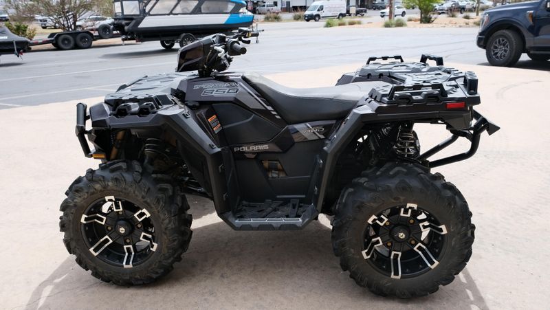 USED 2023 POLARIS SPORTSMAN 850 ULTIMATE TRAIL  CRIMSON MTLC ULTIMATE TRAIL Image 6