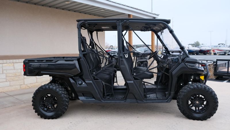 USED 2025 CAN-AM DEFENDER MAX LONE STAR HD10 STEALTH BLACK Image 2