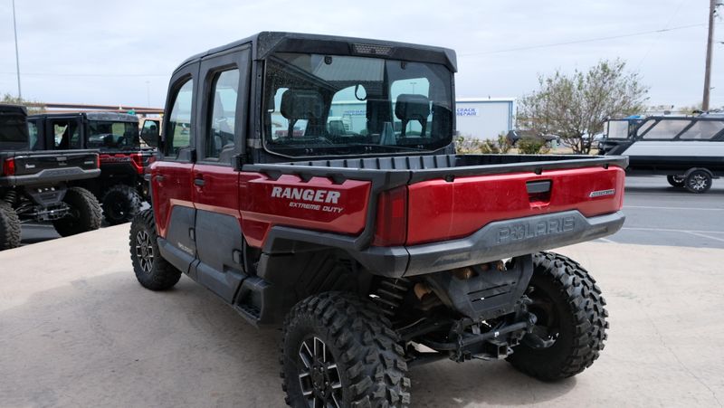 USED 2024 POLARIS RANGER CREW XD 1500 NORTHSTAR EDITION ULTIMATE SUNSET RED Image 5
