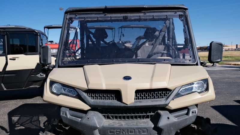 USED 2024 CFMOTO UFORCE 1000 CF1000UZ  in a TAN exterior color. Family PowerSports (877) 886-1997 familypowersports.com