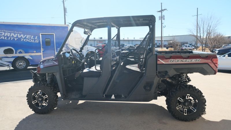 USED 2021 POLARIS RANGER CREW XP 1000 PREMIUM  BURGUNDY METALLIC PREMIUM Image 6