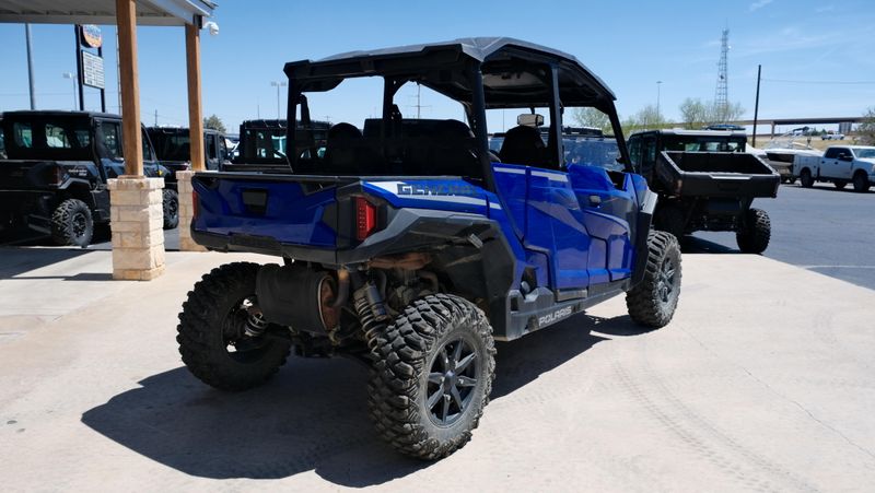 USED 2024 POLARIS GENERAL XP 4 1000 ULTIMATE  BLUE ULTIMATE Image 3