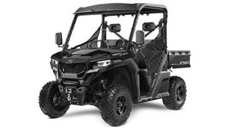 2025 CFMOTO UFORCE 600 NEBULA BLACK in a TWILIGHT BLUE exterior color. Family PowerSports (877) 886-1997 familypowersports.com 