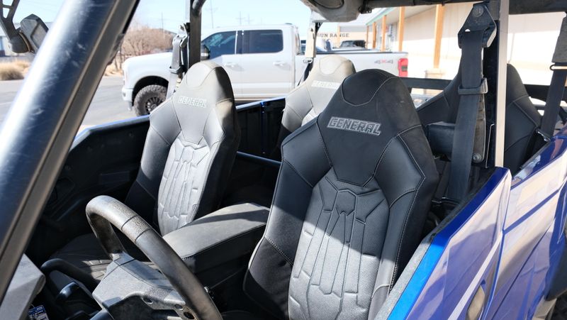 USED 2024 POLARIS GENERAL XP 4 1000 ULTIMATE  BLUE ULTIMATE Image 10