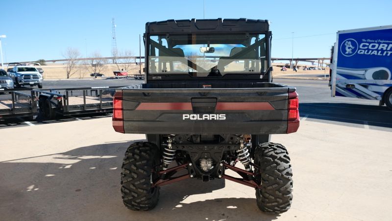 USED 2021 POLARIS RANGER CREW XP 1000 PREMIUM  BURGUNDY METALLIC PREMIUM Image 4