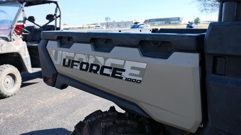 USED 2024 CFMOTO UFORCE 1000 CF1000UZ  in a TAN exterior color. Family PowerSports (877) 886-1997 familypowersports.com