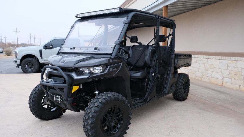 USED 2025 CAN-AM DEFENDER MAX LONE STAR HD10 STEALTH BLACK Image 7