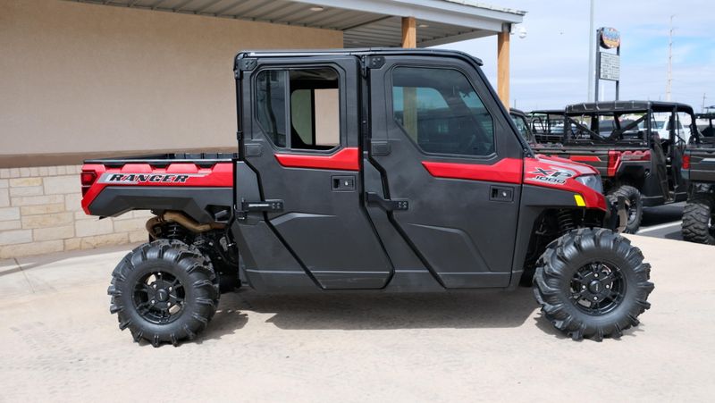 USED 2025 POLARIS RANGER CREW XP 1000 NS ED ULT  SUNSET RED ULTIMATE Image 2