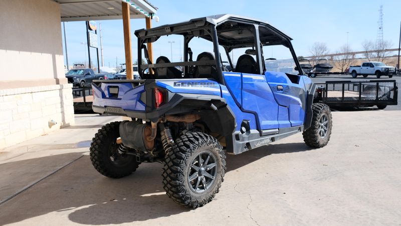 USED 2024 POLARIS GENERAL XP 4 1000 ULTIMATE  BLUE ULTIMATE Image 3