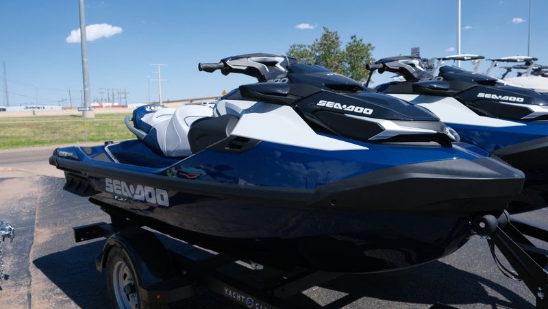 2024 SEADOO PWC GTX LTD 300 AUD BE IBR IDF 24  in a BLUE exterior color. Family PowerSports (877) 886-1997 familypowersports.com 