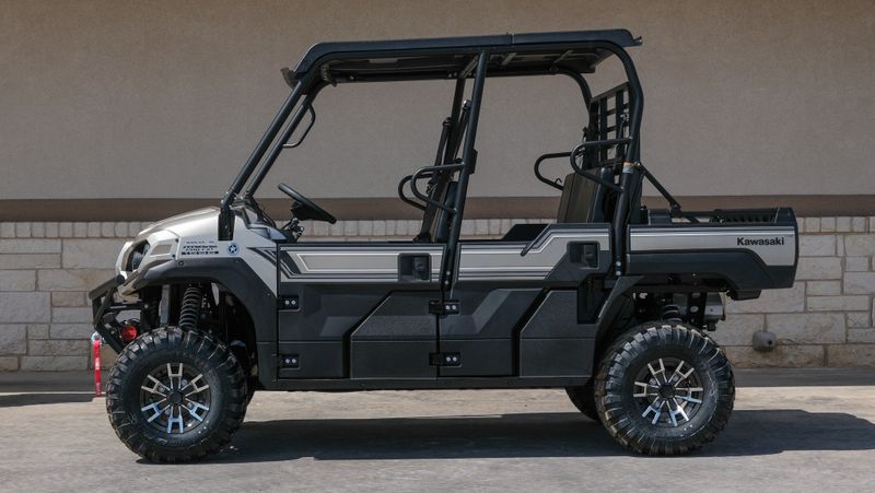 2024 KAWASAKI Mule PROFXT 1000 LE Ranch Edition in a GRAY exterior color. Family PowerSports (877) 886-1997 familypowersports.com 