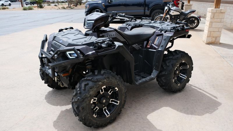 USED 2023 POLARIS SPORTSMAN 850 ULTIMATE TRAIL  CRIMSON MTLC ULTIMATE TRAIL Image 7