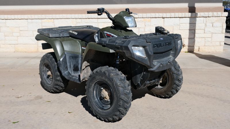 USED 2009 POLARIS SPORTSMAN500 HO GRNBLK 500 HO Image 1