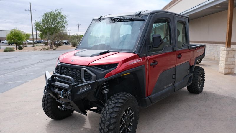 USED 2024 POLARIS RANGER CREW XD 1500 NORTHSTAR EDITION ULTIMATE SUNSET RED Image 7