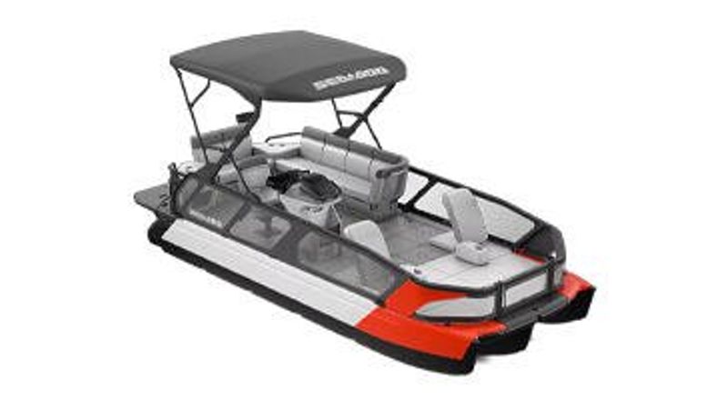 2024 SEADOO SWITCH SPORT 21 230HP GALVANIZED TRAILER LAVA RED  in a LAVA RED exterior color. Family PowerSports (877) 886-1997 familypowersports.com 