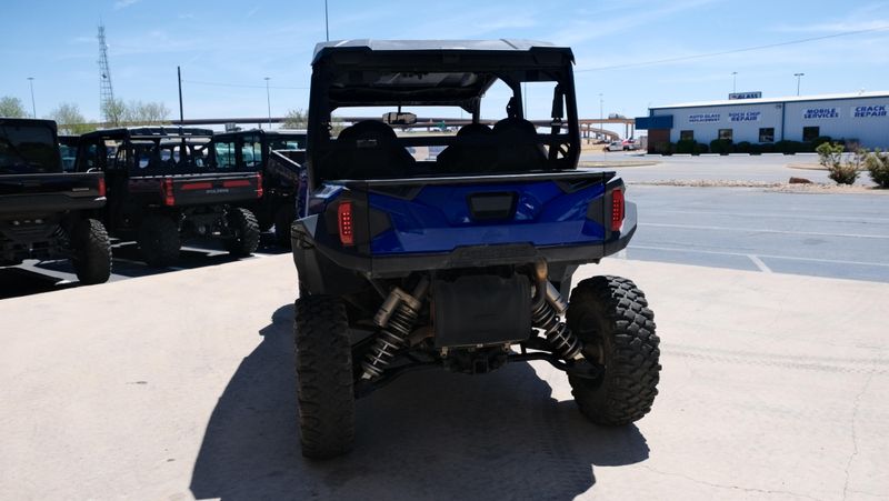 USED 2024 POLARIS GENERAL XP 4 1000 ULTIMATE  BLUE ULTIMATE Image 4