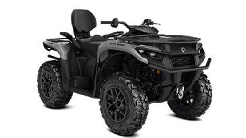 2025 CAN-AM OUTLANDER 500 GRANITE GRAY in a GRANITE GRAY exterior color. Family PowerSports (877) 886-1997 familypowersports.com 