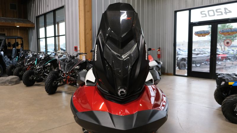 2024 SEADOO PWC RXP X 325 AUD RD IBR 24  in a RED exterior color. Family PowerSports (877) 886-1997 familypowersports.com 