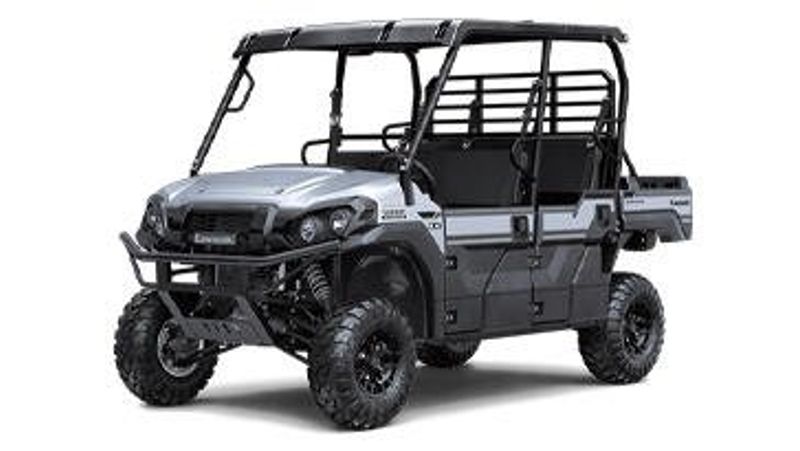 2025 KAWASAKI MULE PROFXT 1000 LE ICE GRAY in a ICE GRAY exterior color. Family PowerSports (877) 886-1997 familypowersports.com 