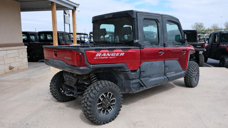 USED 2024 POLARIS RANGER CREW XD 1500 NORTHSTAR EDITION ULTIMATE SUNSET RED Image 4