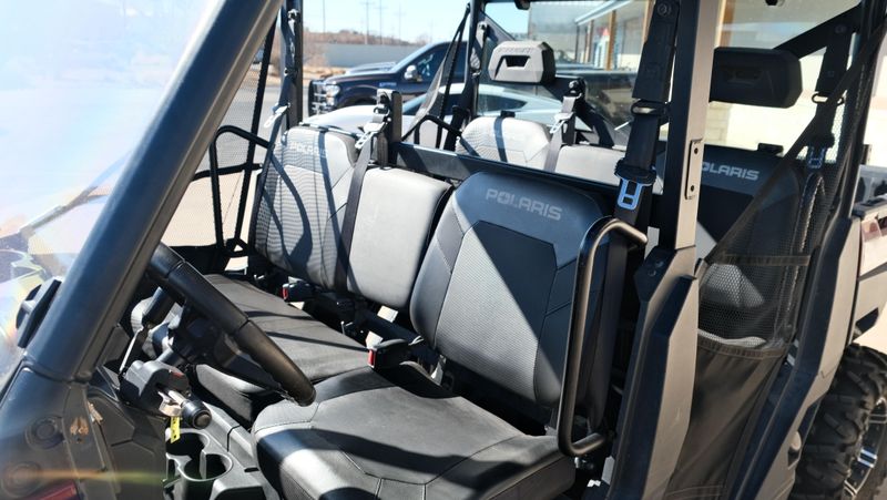 USED 2021 POLARIS RANGER CREW XP 1000 PREMIUM  BURGUNDY METALLIC PREMIUM Image 10