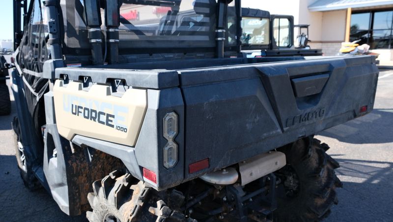 USED 2024 CFMOTO UFORCE 1000 CF1000UZ  in a TAN exterior color. Family PowerSports (877) 886-1997 familypowersports.com